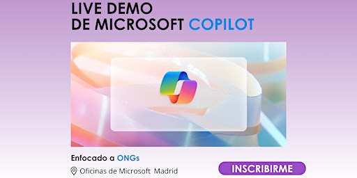 Imagen principal de Live Demo de Copilot con Microsoft 365 Enfocado a ONGs - Madrid