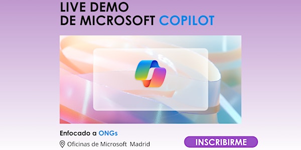 Live Demo de Copilot con Microsoft 365 exclusivo para nonprofit - Madrid