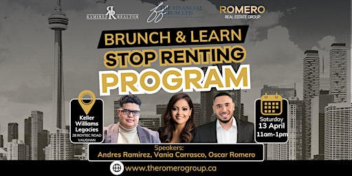 Brunch & Learn - Stop Renting Program - Seminar primary image