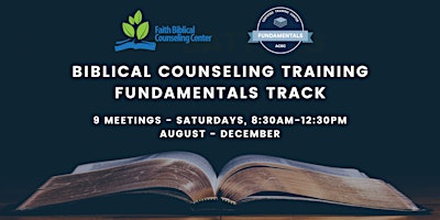Primaire afbeelding van Fall 2024 - Fundamentals of Biblical Counseling Training
