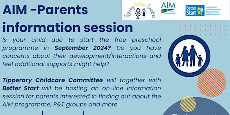 AIM Parent Information Session - online primary image