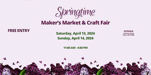 Imagem principal de Springtime Maker's Market Craft & Vendor Fair