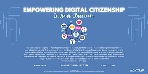 Imagem principal do evento Empowering Digital Citizenship in Your Classroom
