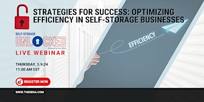 Primaire afbeelding van Strategies for Success: Optimizing Efficiency in Self-Storage Businesses