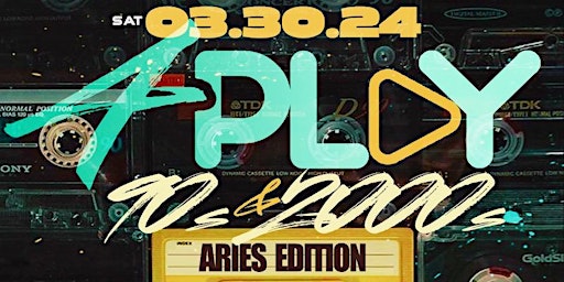 "4 PLAY" 90S & 2000S PARTY | 2 ROOMS PLUS PATIO primary image
