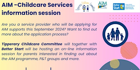 AIM -Childcare Services Information Session - online primary image