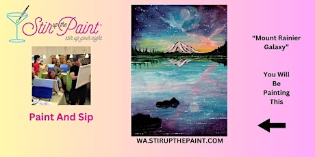 Seattle Paint and Sip, Paint Party, Paint Night  With Stir Up The Paint