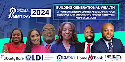 Hauptbild für People's Housing+ Summit Day 2024: Building Generational Wealth