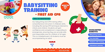Imagem principal de Babysitting Training + First Aid CPR