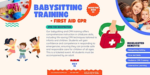 Immagine principale di Babysitting Training + First Aid CPR 