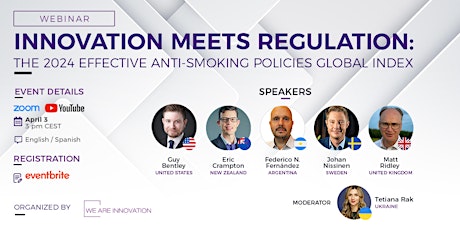 Hauptbild für Webinar «Innovation Meets Regulation: 2024 Anti-Smoking Policies»