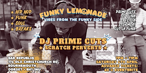 Primaire afbeelding van Funky Lemonade Presents:  Prime Cuts