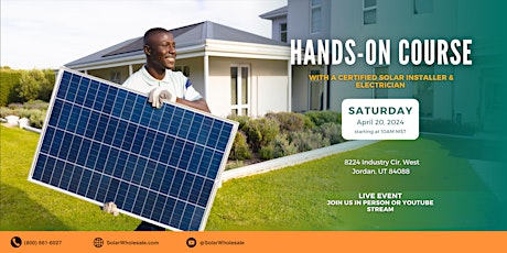 Free Solar Installation Course with a Certified Solar Installer & Electrician