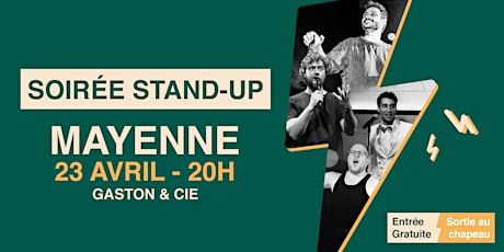 23/04 - Soirée Stand up chez Gaston & Cie