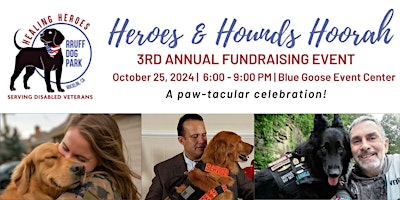 Primaire afbeelding van 3rd Annual Heroes & Hounds Hoorah