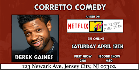 Corretto Comedy Lounge with Derek Gaines!