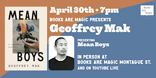 In-Store: Geoffrey Mak presents Mean Boys primary image