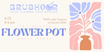 Image principale de Freestyle Flower Pot Paint Class