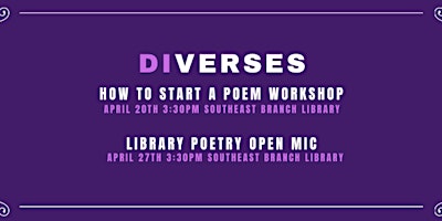 Poetry Open Mic w/ diVERSES & the Columbus Library primary image
