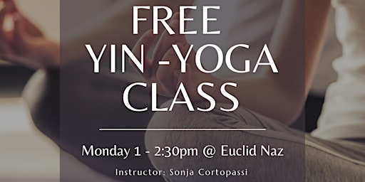 Hauptbild für Free Restorative Yin-Yoga Classes