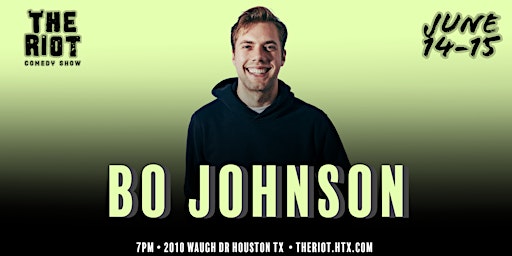 Primaire afbeelding van Bo Johnson (Netflix, Just for Laughs) Headlines The Riot Comedy Club