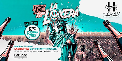 Primaire afbeelding van Una Lokera Weekend w/ DJ KD & Omar Tres | Hydro @ BarCode Elizabeth, NJ