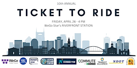 Ticket To Ride in Celebration of Transit Month