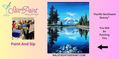 Imagem principal do evento West Seattle Paint and Sip, Paint Party, Paint Night (Includes Wine)