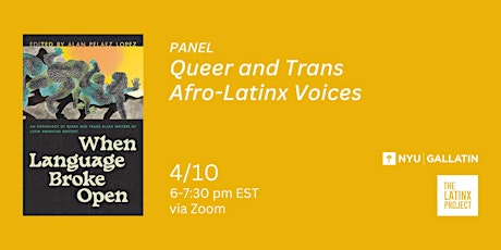 Queer and Trans Afro-Latinx Voices (Virtual)