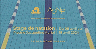 Imagem principal de Stage de natation piscine Jacqueline Auriol enfants de 4 à 10 ans