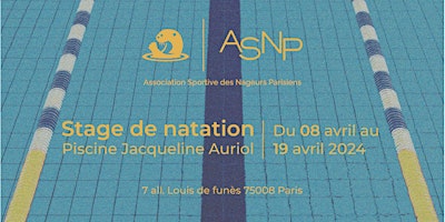 Hauptbild für Stage de natation piscine Jacqueline Auriol adolescents (de 11 à 17 ans)