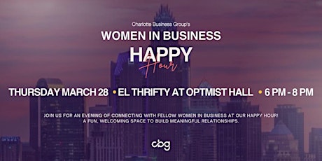 CBG Women in Business Networking Happy Hour
