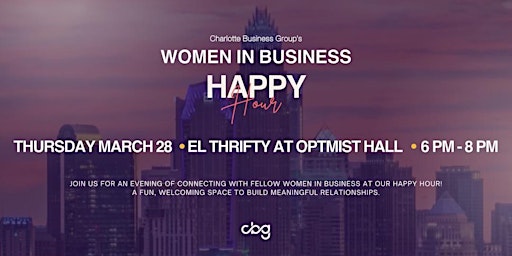 CBG Women in Business Networking Happy Hour primary image