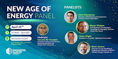 New Age of Energy Panel: Innovations in Nuclear for a Sustainable Future