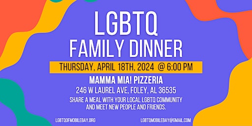 Imagem principal do evento LGBTQ Family Dinner