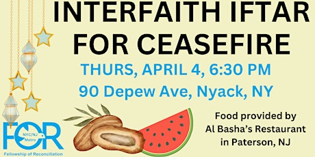 Interfaith Iftar for Ceasefire