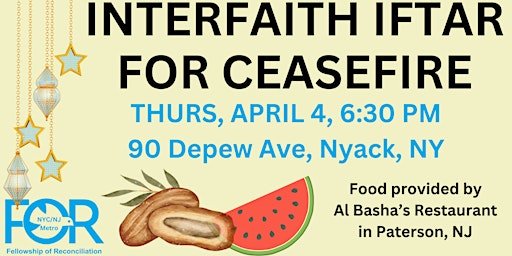 Interfaith Iftar for Ceasefire primary image