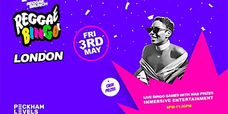 Primaire afbeelding van Reggae Bingo - London Fri 3rd May Bank Holiday