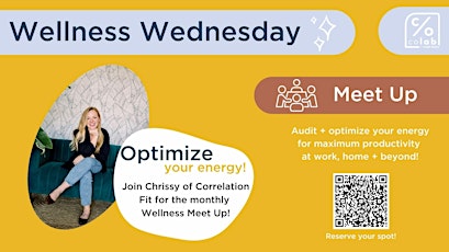 Optimize Your Energy- Wellness Meet Up with Correlation Fit