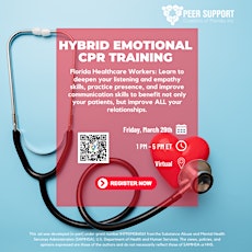 Emotional CPR (eCPR)® Training for Florida Healthcare Workers (Hybrid)