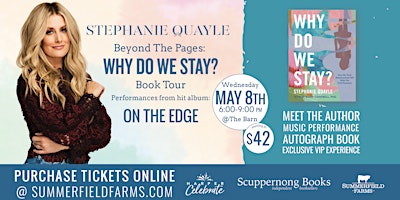 Immagine principale di Beyond the Pages: Why Do We Stay? Book Tour with Stephanie Quayle 