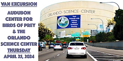 Imagem principal do evento Van Excursion: Audubon Center For Birds Of Prey & Orlando Science Center