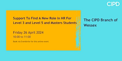 Support To Find A New Role In HR For Level 3 and Level 5 Students  primärbild