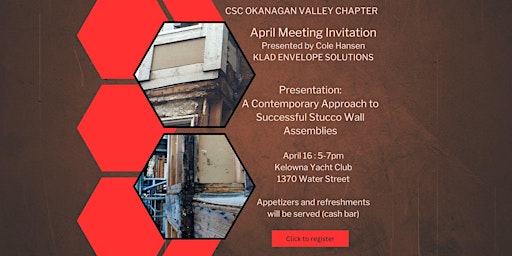 CSC Okanagan Valley April Meeting primary image