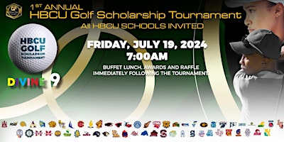 Hauptbild für HBCU 1ST ANNUAL SCHOLARSHIP GOLF TOURNAMENT