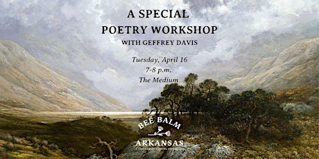 A Special Poetry Workshop with Geffrey Davis