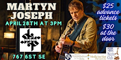 Primaire afbeelding van Martyn Joseph, live at Stir Studio