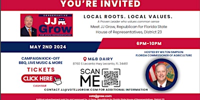 JJ Grow “Community” Campaign Kick-Off! primary image