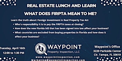 Primaire afbeelding van Realtor and Investors:  Foreign Investment in Real Property Tax Act FIRPTA