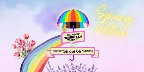 Rainbow Umbrella Market : Spring Edition